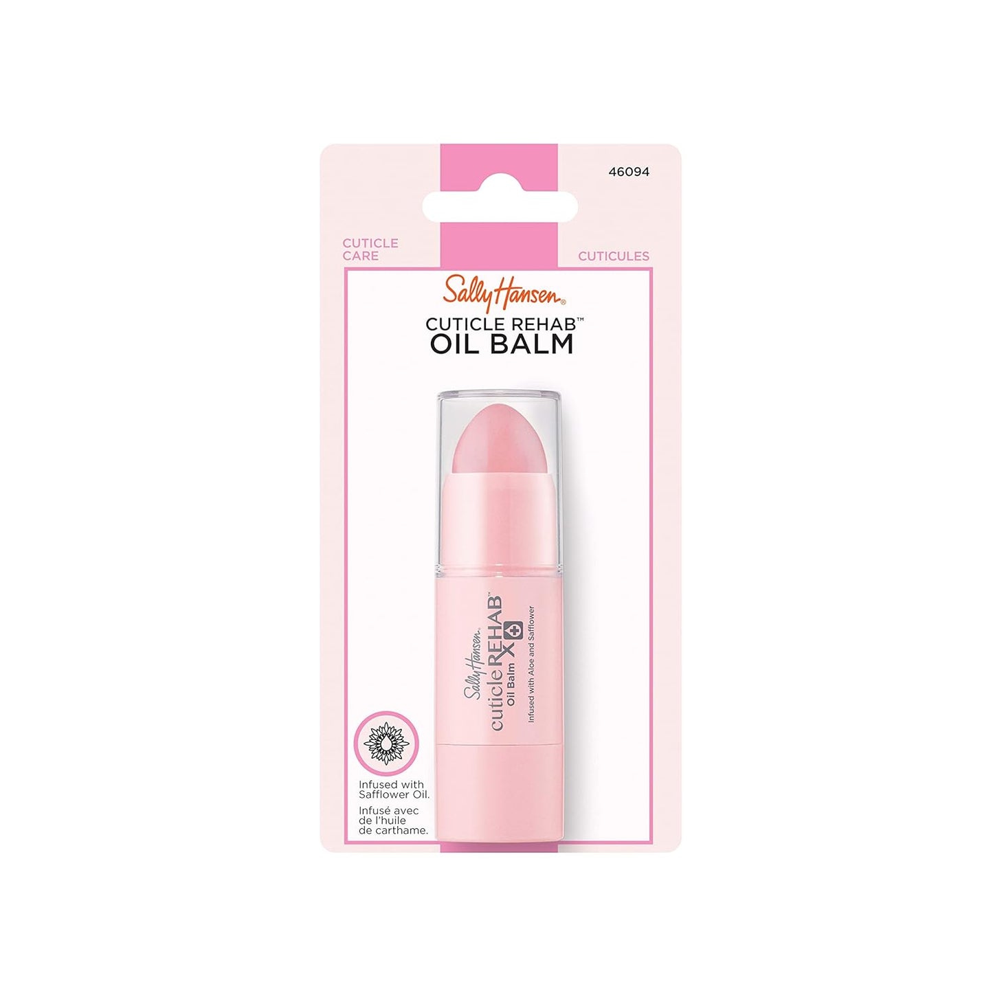 Sally Hansen Cuticle Rehab Oil Balm, Natural Essential Oil, Vitamin E, Nourish and Condition, Dry Nails and Cuticles