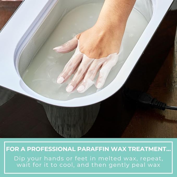 Paraffin Wax for hand and feet - lb Unscented Paraffin Wax Refills for Paraffin Baths - 6 Packs (6lbs total) - Use with any hand wax paraffin machine