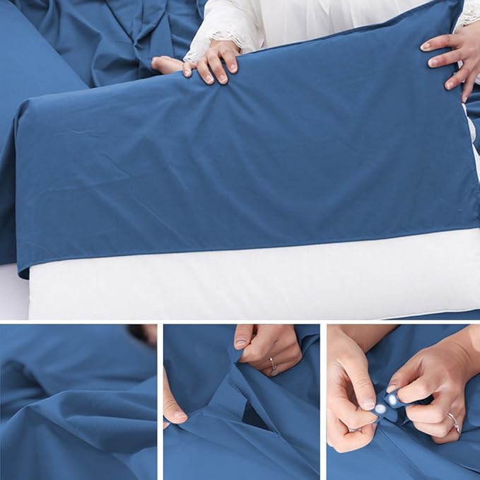 Sleeping Bag Liners Lightweight Travel Camping Sheet Sleep Bag Liner Adults Lightweight Warm Weather Hotel Compact Portable Sleeping Sack Indoor Outdoor Hostels Traveling Backpacking Hiking Blankets