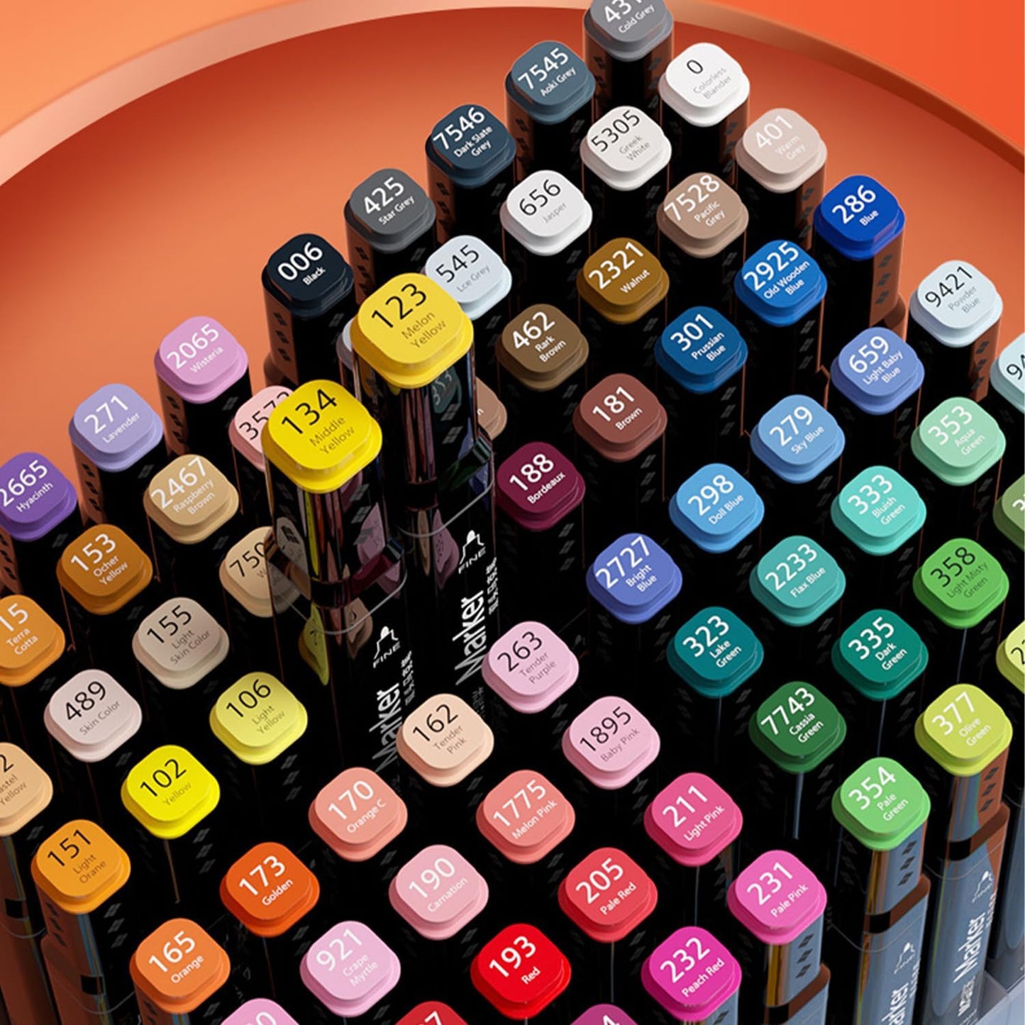 M&G 60 Colors Dual Tip Alcohol Art Sketch Markers, Drawing Markers for Adult Coloring Books, Drawing, Sketching, Doodling, Art Projects, School Supplies