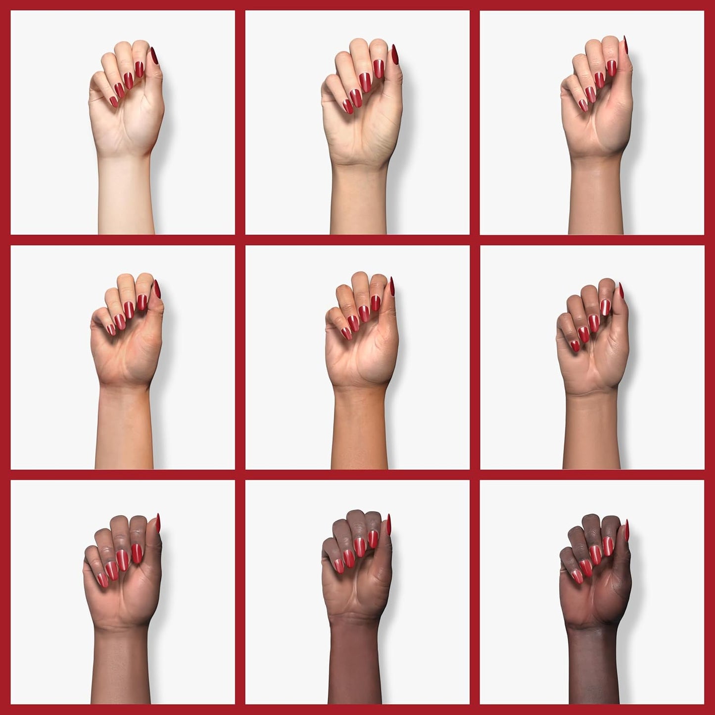 Karma Organic Non-Allergenic Nail Polish bridal cuticle Nailpolish bottle for women (RED AND EVEN)