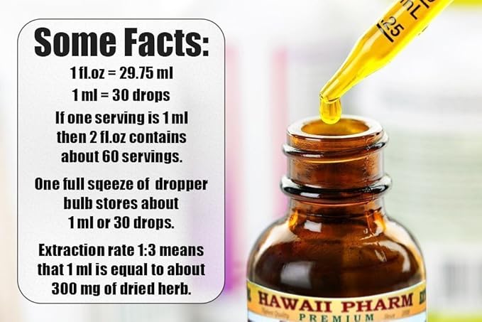 Queen's Root Alcohol-Free Liquid Extract, Queen's Root (Stillingia Sylvatica) Dried Root Glycerite Natural Herbal Supplement, Hawaii Pharm, USA 32 fl.oz