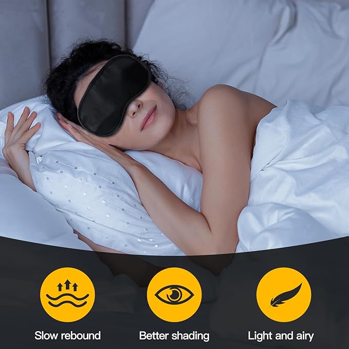 200 Pack Bulk Eye Mask Sleeping Blindfold Eye Cover with Adjustable Strap for Games Party Team Building Travel Individually Wrapped Sleep Eye Cover for Women Men