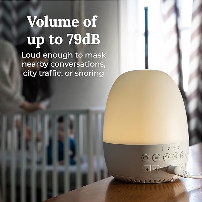 Yogasleep Light to Rise White Noise Sound Machine & Sleep Trainer with Night Light. Sleep Aid for Baby & Toddler, 30 Soothing Sounds Including Lullabies & Nature Sounds, Registry & Nursery Must Have