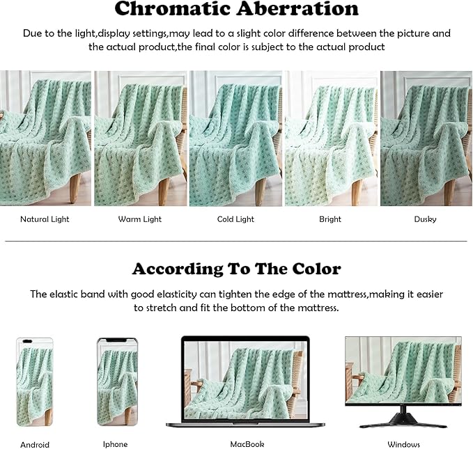 NEWCOSPLAY Super Soft Twin Blanket Green Premium Silky Flannel Fleece 3D Waffle Checkered Lightweight Bed Blanket All Season Use (New Sage Green, Twin(60"x80"))
