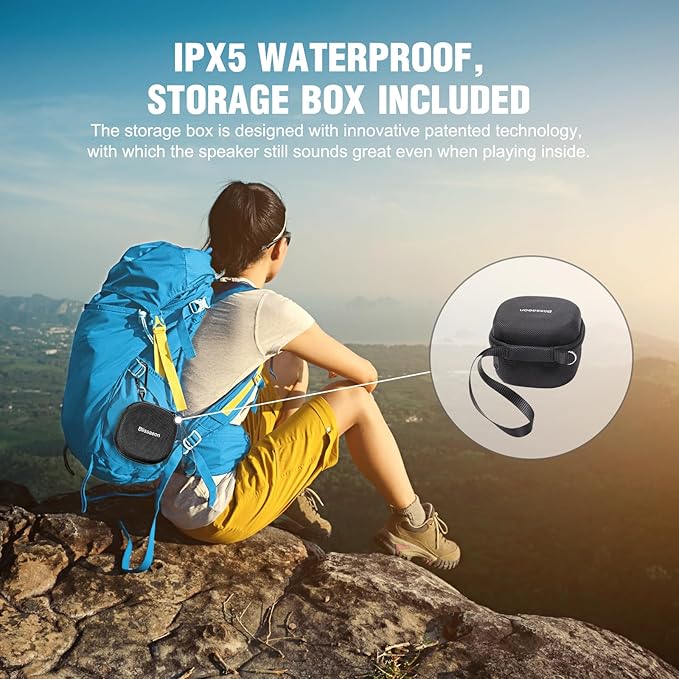 Bluetooth Speaker with Ceramic Body for Meditation & Yoga, Sound Therapy Machine for Stress Relief, Sleep Aid and Focus, Deep Bass, Louder Volume, Light Effect for Boxing Breathing (Yellow)