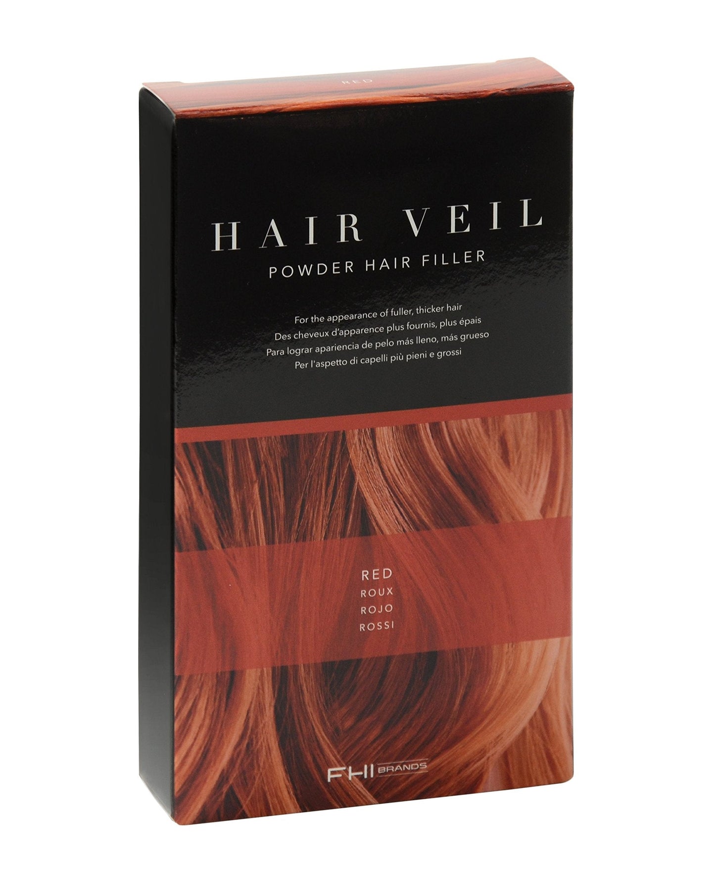 FHI Brands Hair Veil Powder Hair Filler, Red