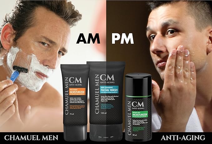 Anti-Aging Face Cleanser - Deep Cleaning & Exfoliating Mens Face Wash Fights Acne & Wrinkles w/Organic Rose Hip, Aloe & Glycolic Acid for Oily, Dry, Sensitive or Combination Skin, 125ml.