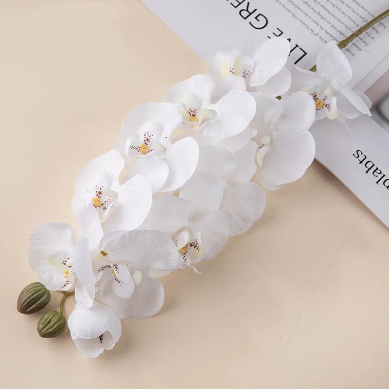 10 Heads 72CM Real Touch Orchid Flowers