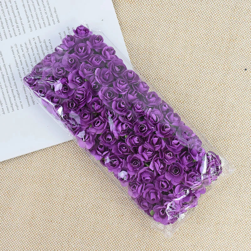 144pcs Mini Paper Rose Bouquet