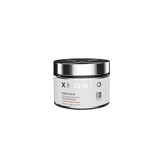 XMONDO Hair Wavetech Dual-Acting Wave Mask | Vegan Formula with Hyaluronic Acid and Shea Butter Provide Deep Protective Moisture Combat Frizz, Waveflex Technology Nurtures Patterns, 8 Fl Oz