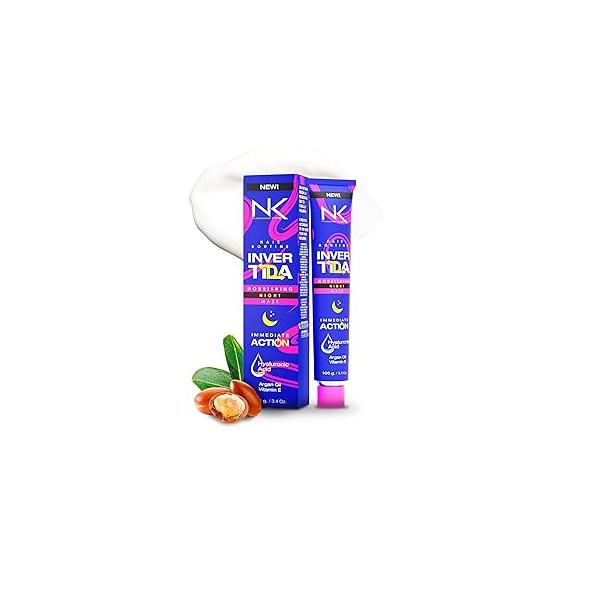 Nourishing Hair Mask - Hydrating treatment with Hyaluronic Acid, Argan Oil & Vitamin E for Dry Damaged Hair, Anti-Frizz Repair Treatment 100g tube.