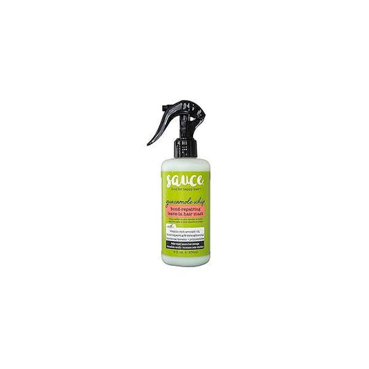 SAUCE BEAUTY Guacamole Whip bond-repairing leave-in hair mask, 8 Fl Oz (Pack of 1), Green