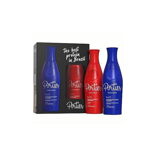 Portier Exclusive Keratin Treatment | Progressive Brush Smoothing System - 1L