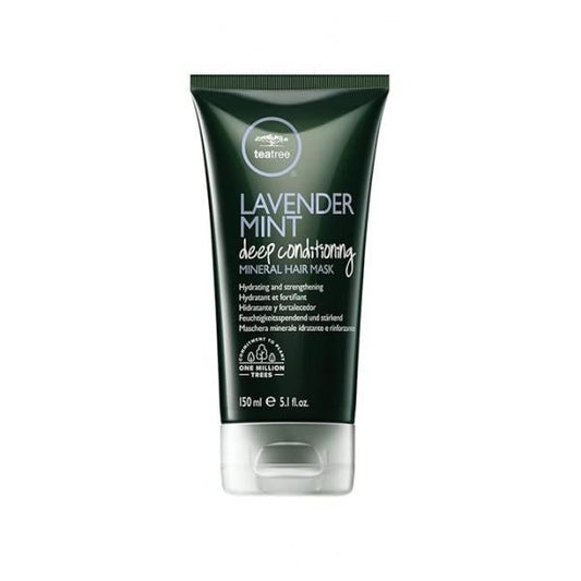 Tea Tree Lavender Mint Deep Conditioning Mineral Hair Mask, Hydrates + Strengthens, For Coarse Dry