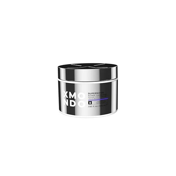 XMONDO Hair Supernova Blonde Toning Reparative Mask, Vegan Formula with Jojoba Oil, Reducing Brassy and Yellow Tones on Blonde, Highlighted, Gray Colors, 8 Fl. Oz